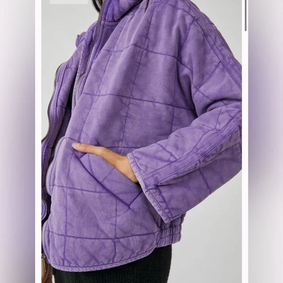 Free People Quilted Doleman Jacket Size Large - Picture 2 of 8